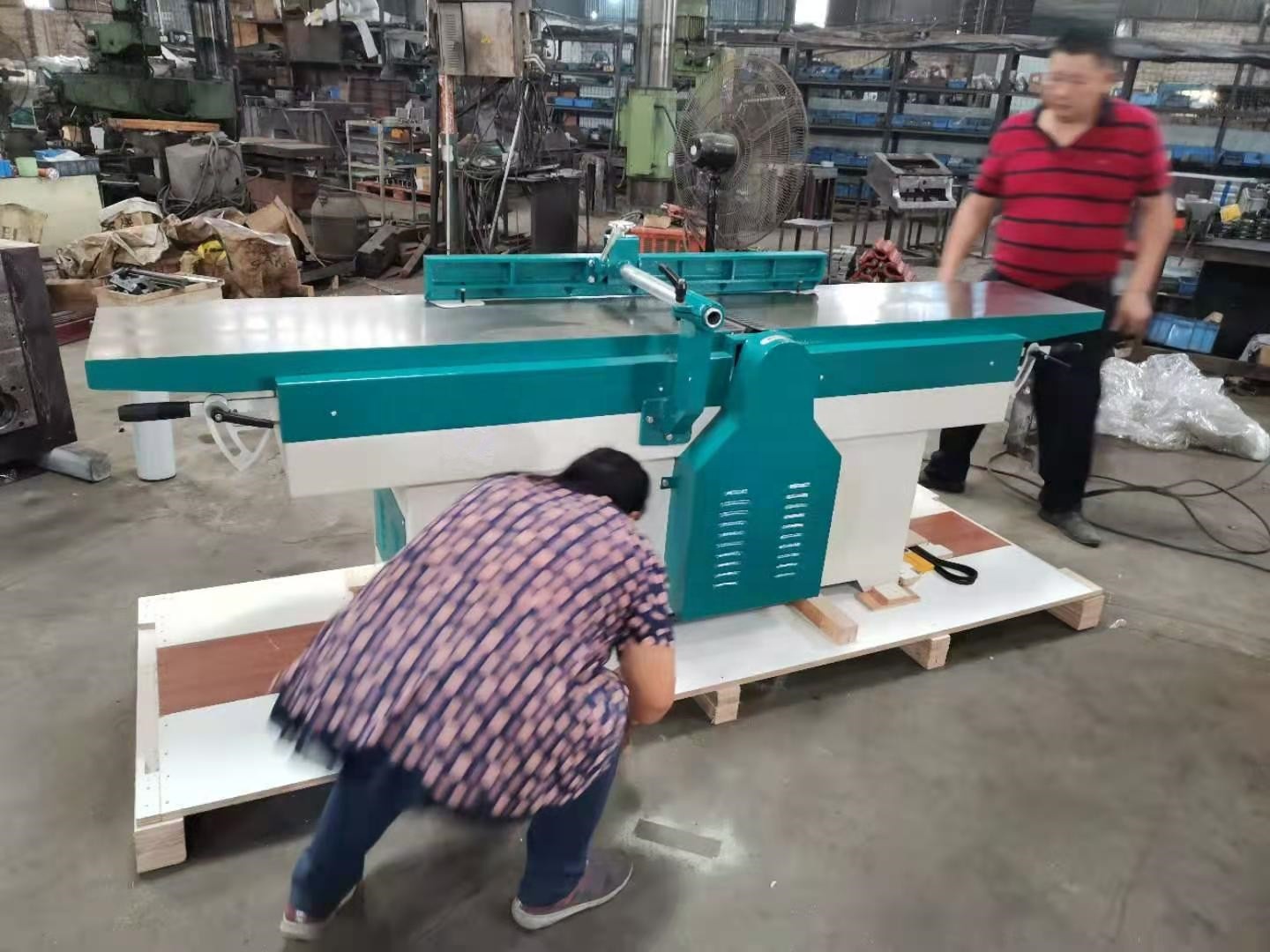 Woodworking Machine - Mesin Perata Kayu Spiral Lurus 400mm