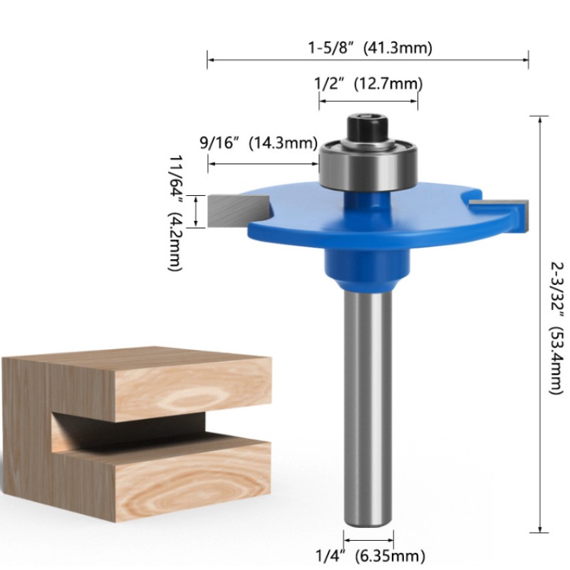 Woodworking Nc - Untuk 1 buah Mata Bor Router