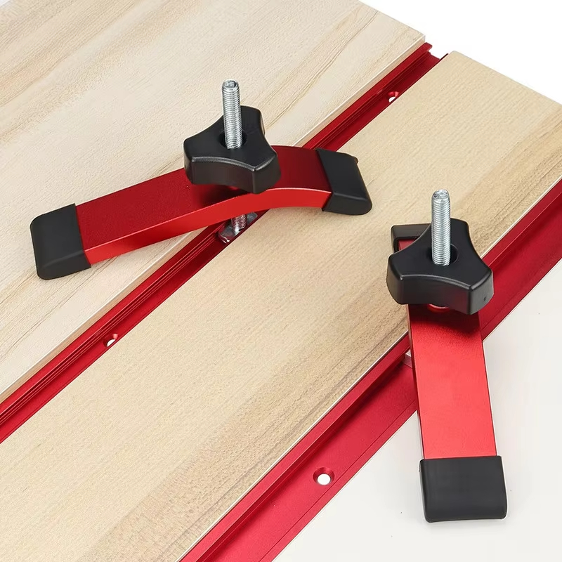 Woodworking Vise - 1/2 Buah Penjepit Penahan Cepat Aluminium