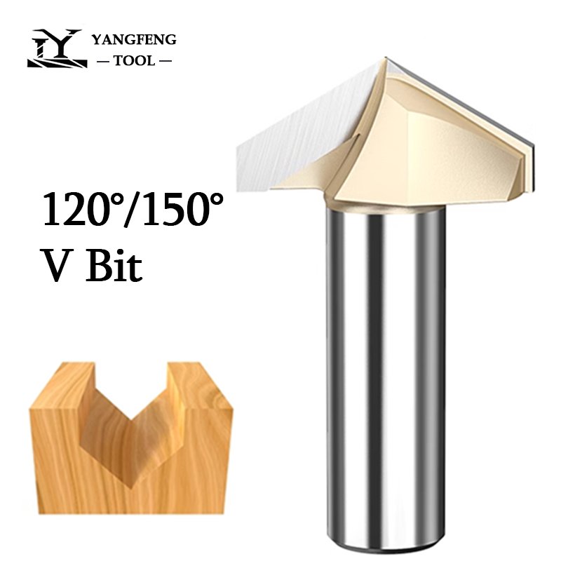 Woodworking Nc - 120 150 Derajat V Bit 1/2