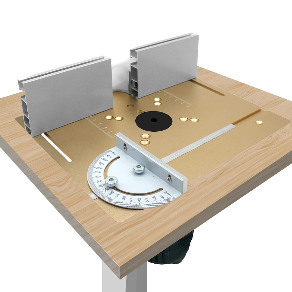 Woodworking Manufacturing - C8 Router aluminium pelat sisipan meja