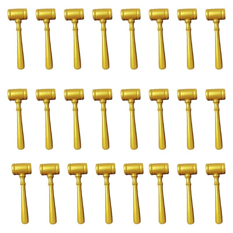 Woodworking Auctions - 24 Buah Palu Hakim Mini Kayu,