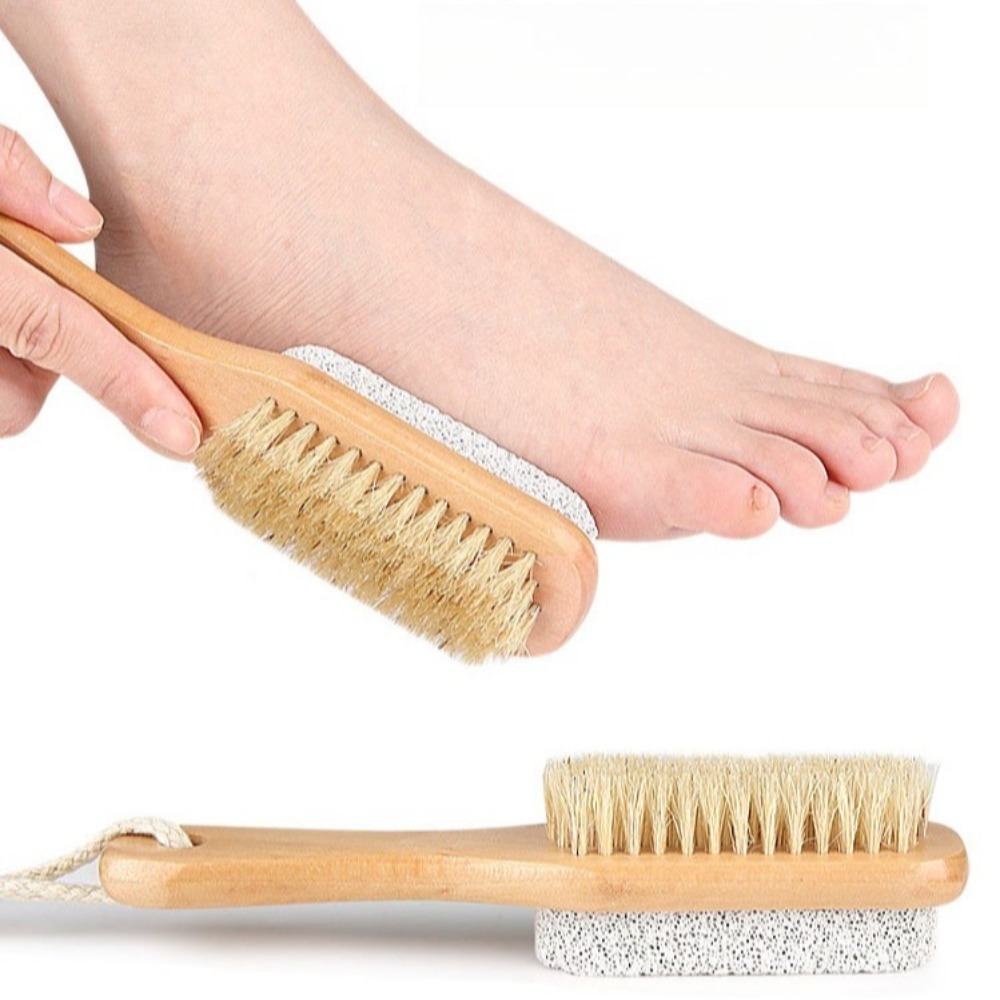Woodworking File - Sikat Penggosok Kaki Dua Sisi dengan