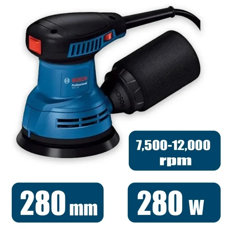 Bosch GEX125 280W Mesin Pengam - Woodworking Machine ulasan dan harga
