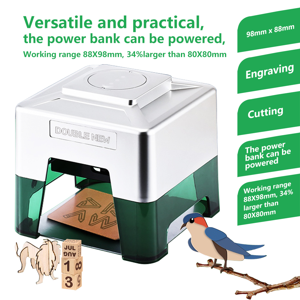 Mesin Pengukir Laser Mini 3W P - Woodworking Manufacturing ulasan dan harga