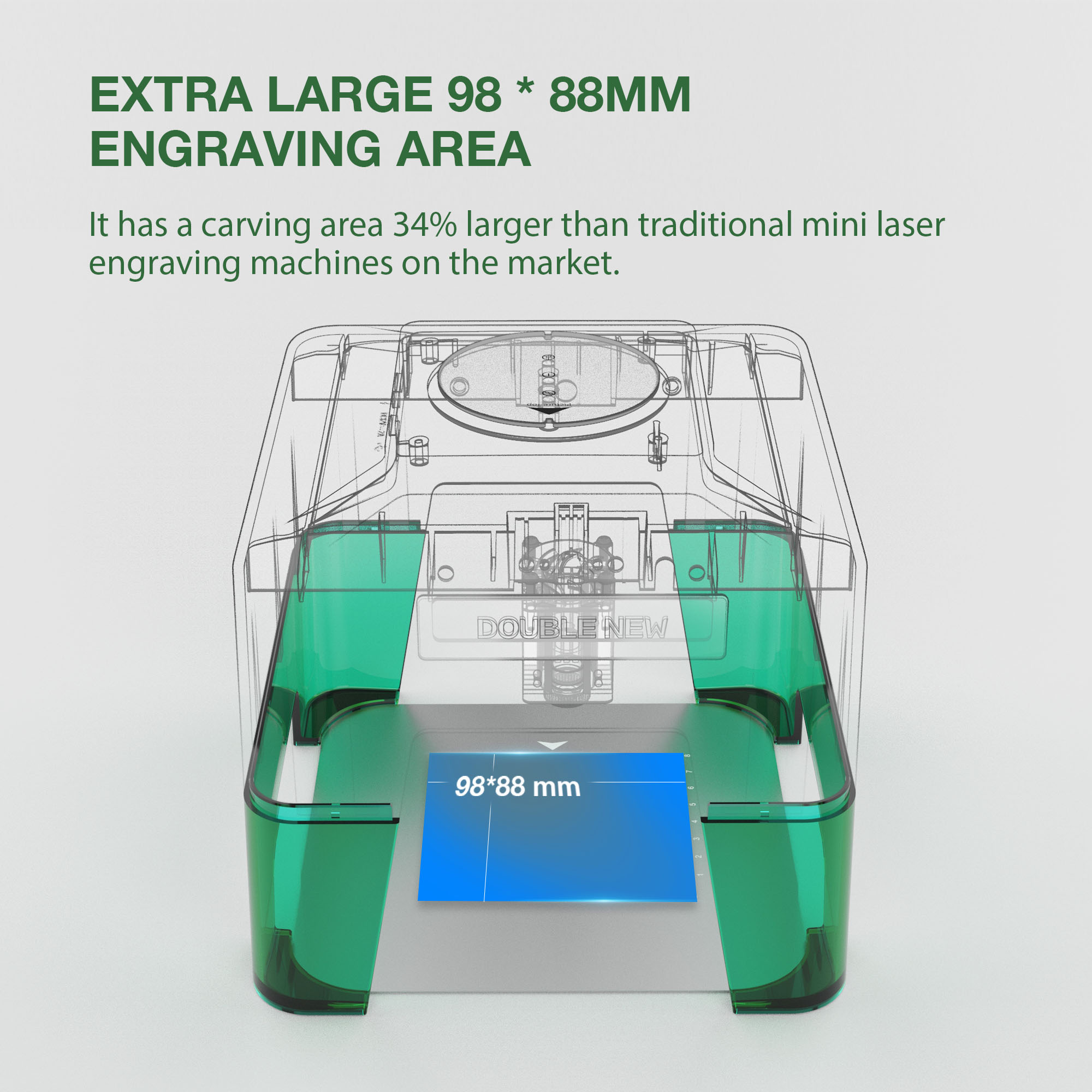 Mesin Pengukir Laser Mini 3W P - Woodworking Manufacturing ulasan dan harga