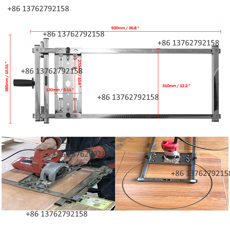 Pelat Pemandu Pemotongan Gerga - Woodworking Machine ulasan dan harga