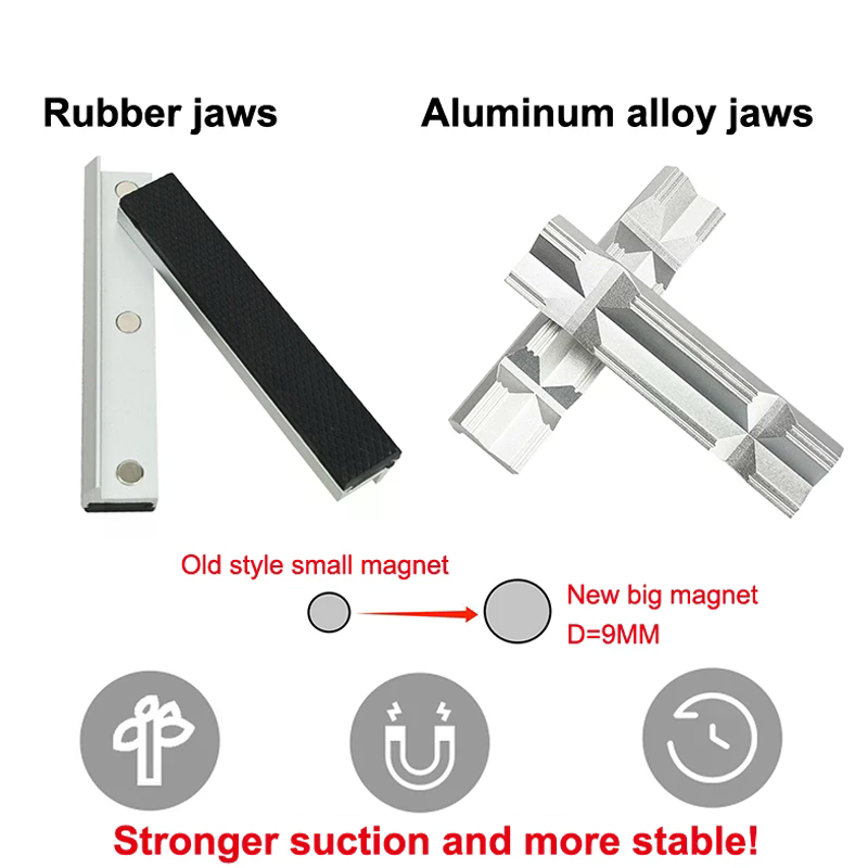 Pelindung Vise Magnetik Tipe V - Woodworking Vise Types ulasan dan harga