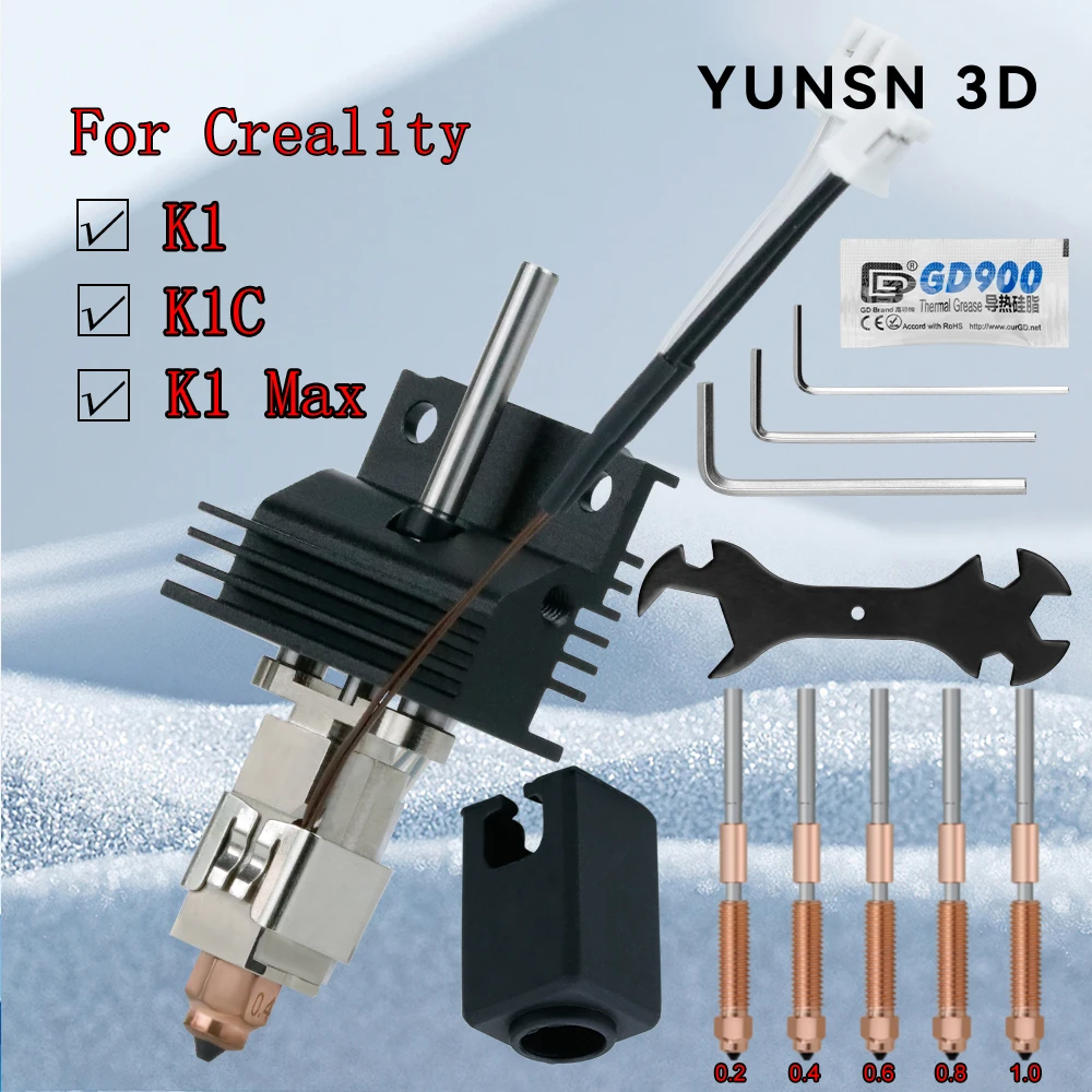 Hotend Baru yang Ditingkatkan  - Creality Printer K1 ulasan dan harga