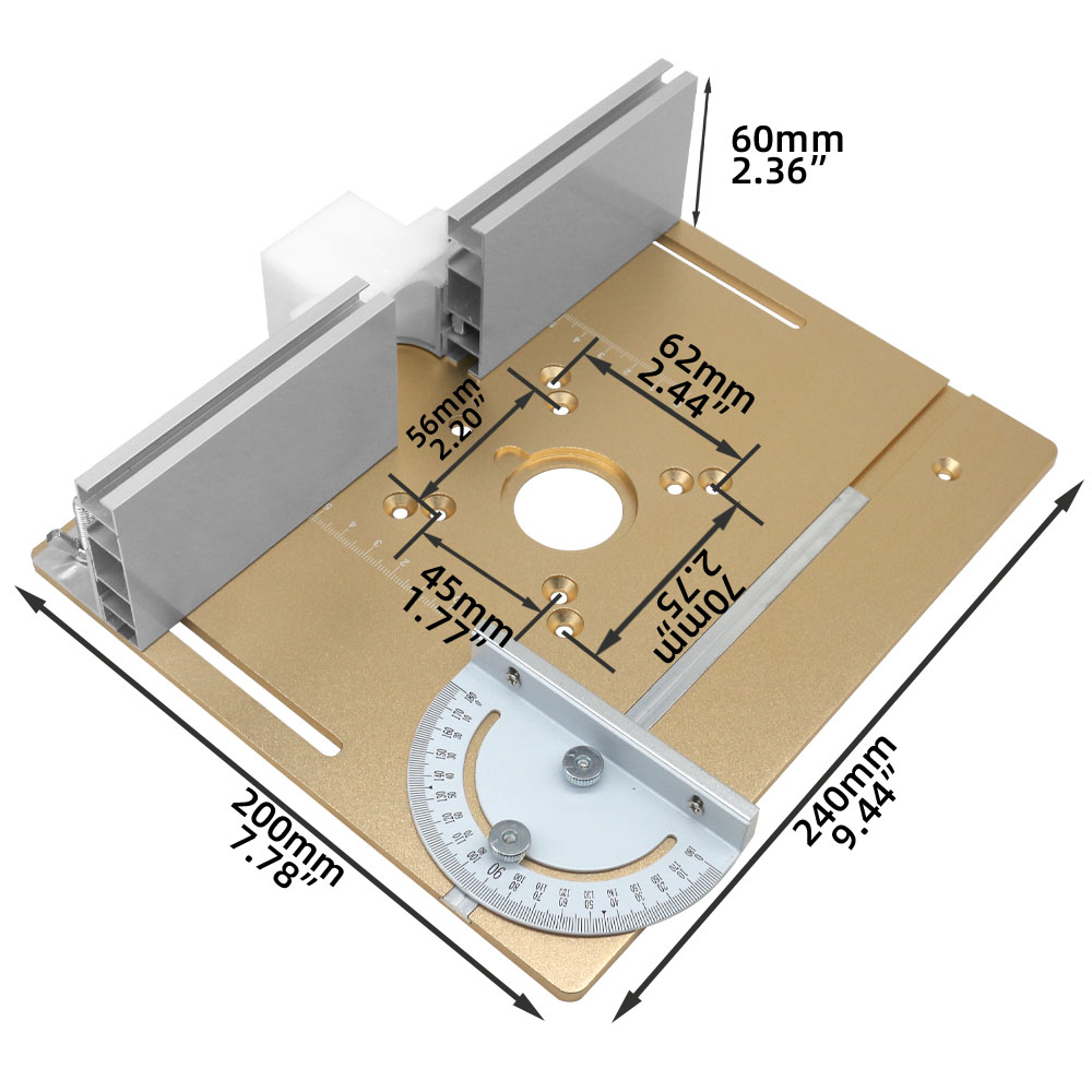 C8 Router aluminium pelat sisi - Woodworking Manufacturing ulasan dan harga
