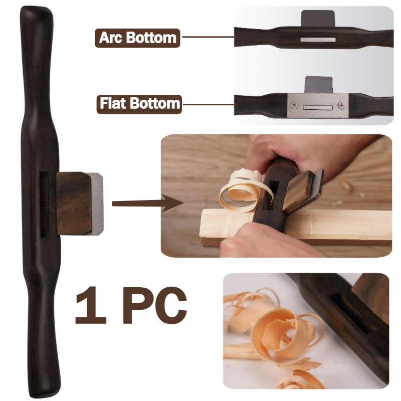 Planer Kayu Bulat Pipih 265mm  - Spokeshave Flat ulasan dan harga